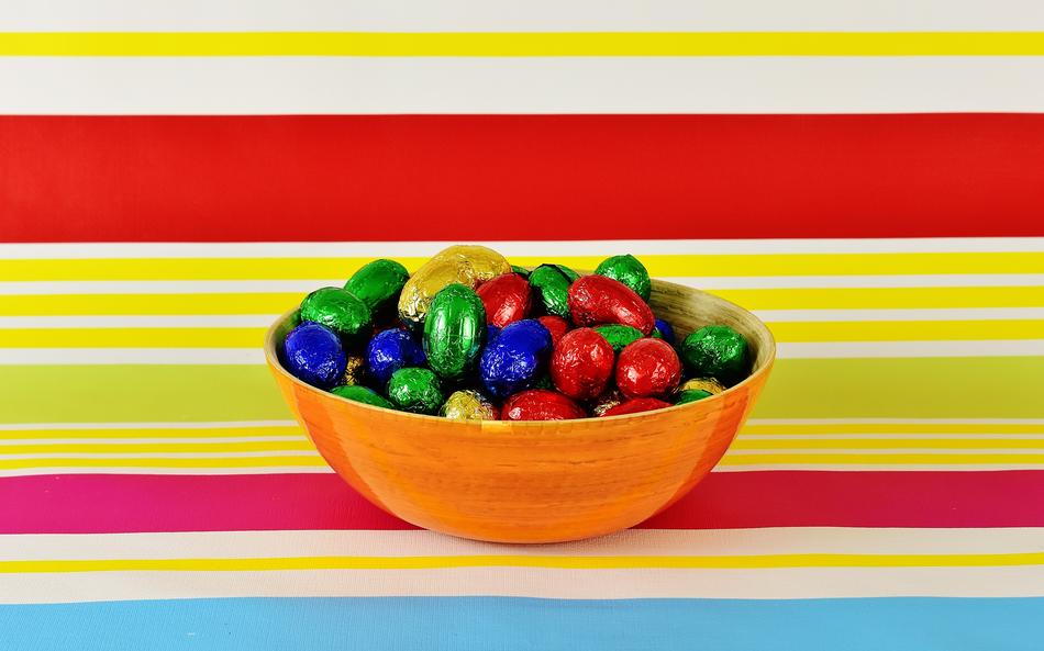 Chocolate Eggs Easter Happy