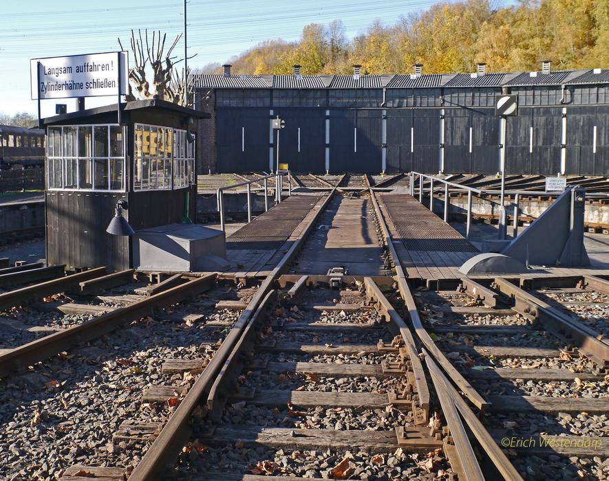 Railway Hub Locomotive Shed Track