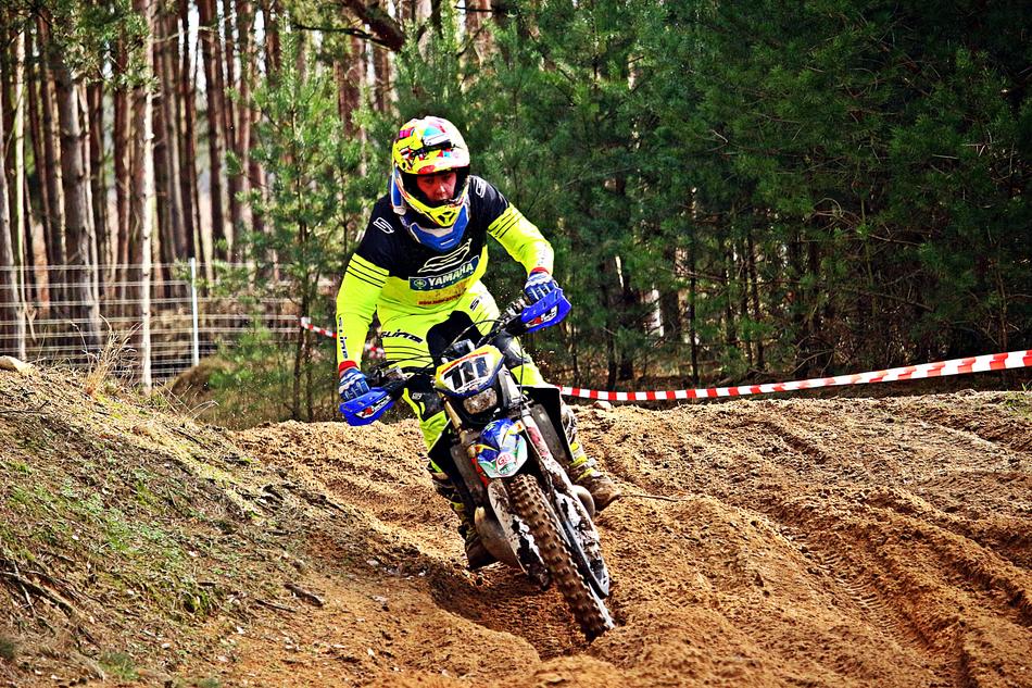 man on a sports bike