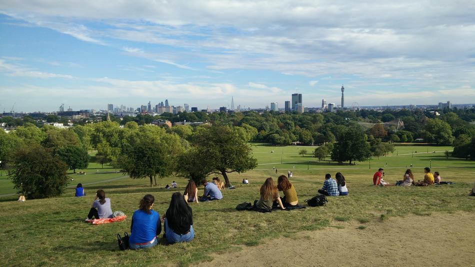People Sitting Primrose Hill View