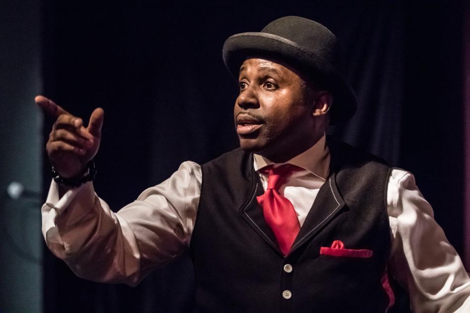 portrait of Magician man Performance