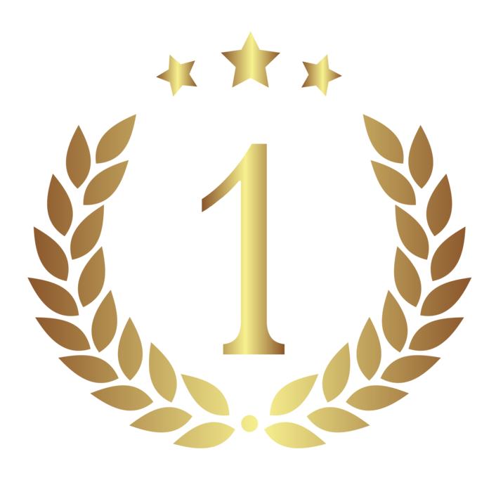 medal gradient gold silhouette