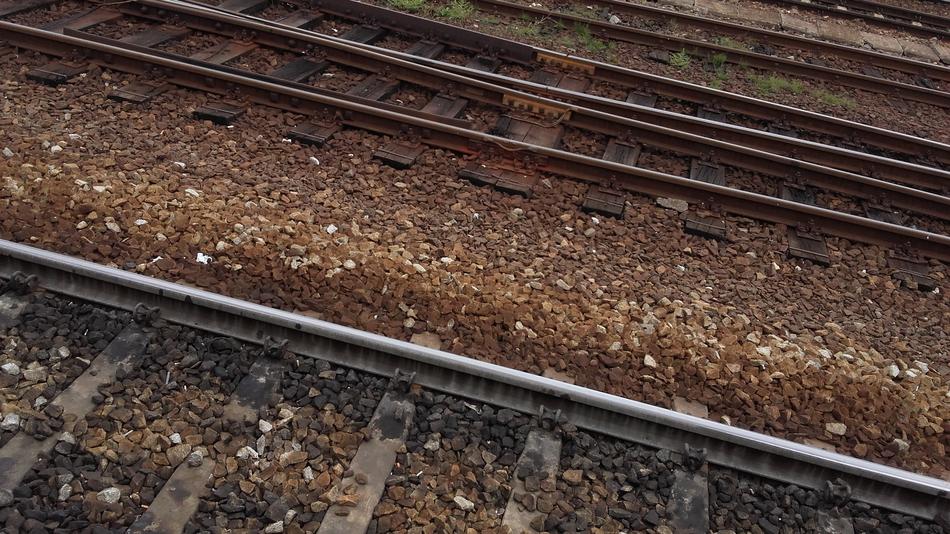 Railway Tracks Train Railroad