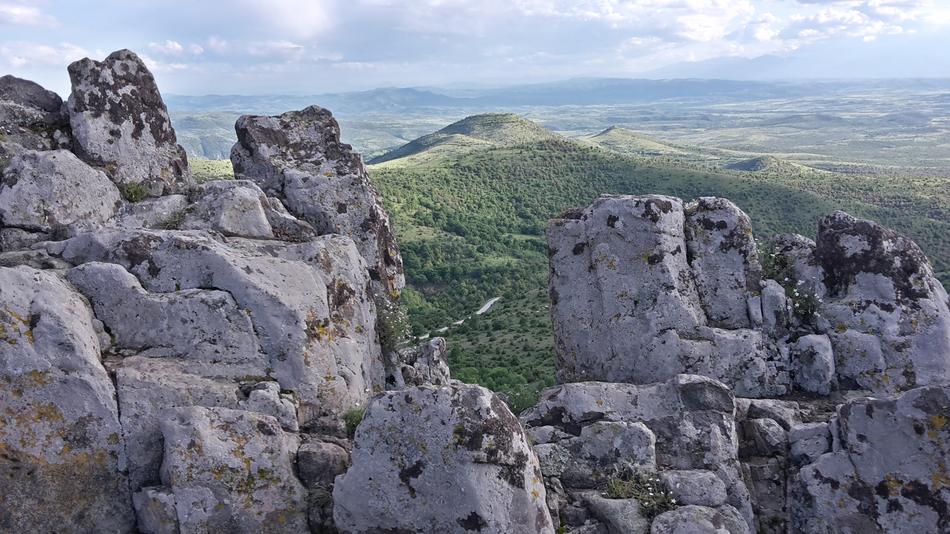 panoramic view of the archaeological site of Kokino