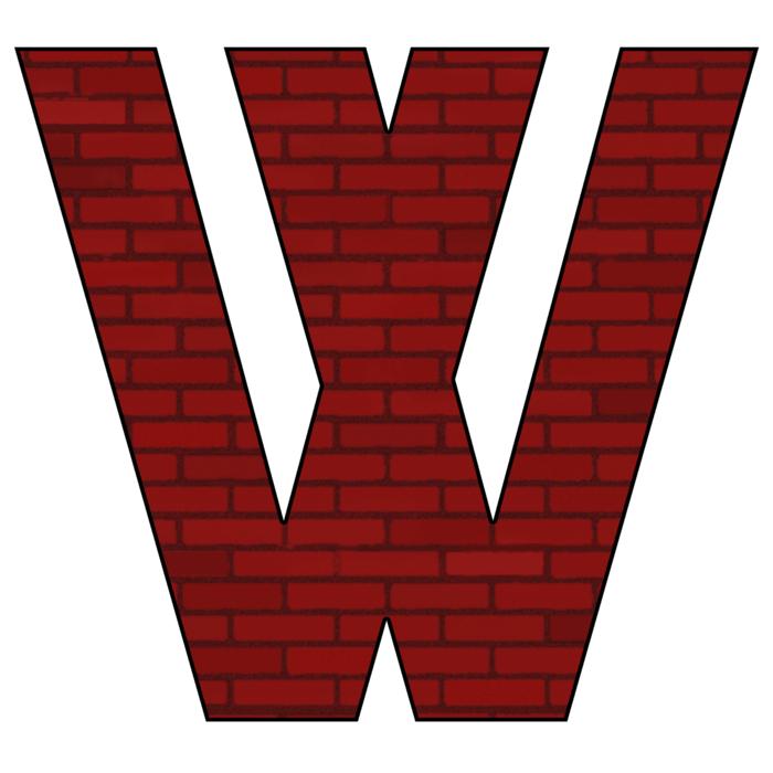brick wall letter view
