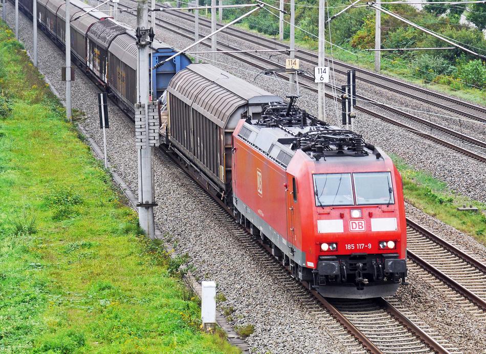 Freight Train Oberrhein Track