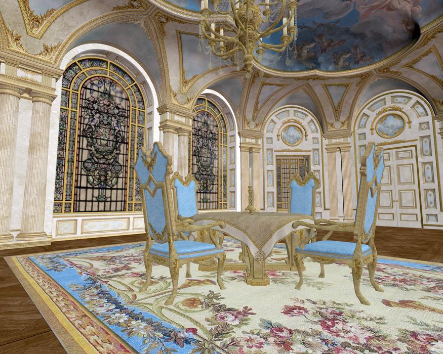 dining room elegant royal decor