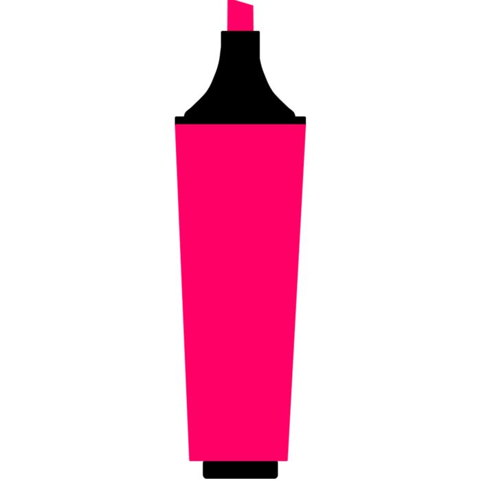 pink drawing marker