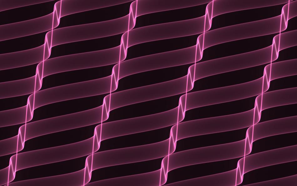 pink ribbons over black background