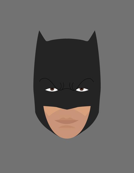 face batman art batman