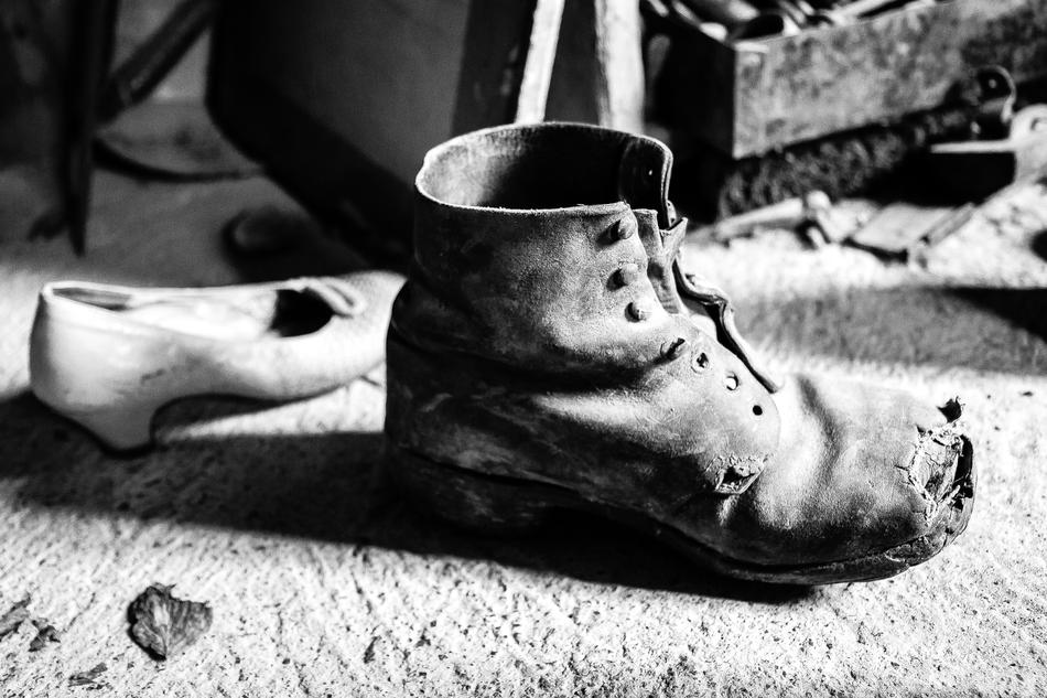 Old Shoes Black And