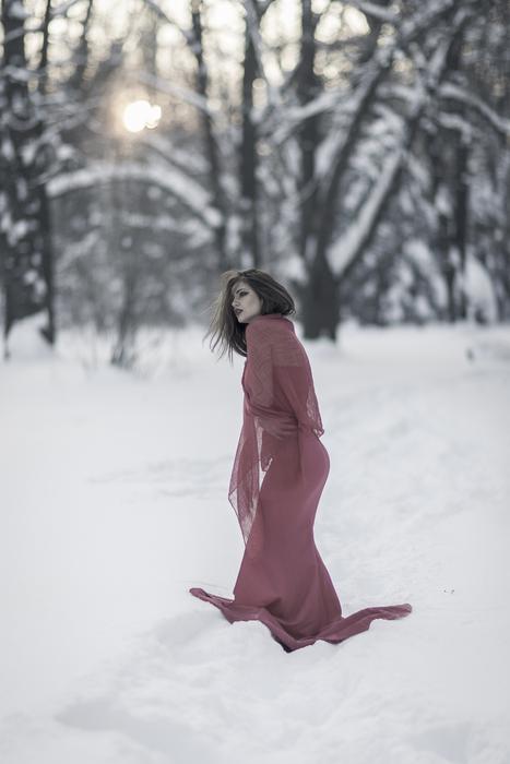 Cold Dress Beauty snow