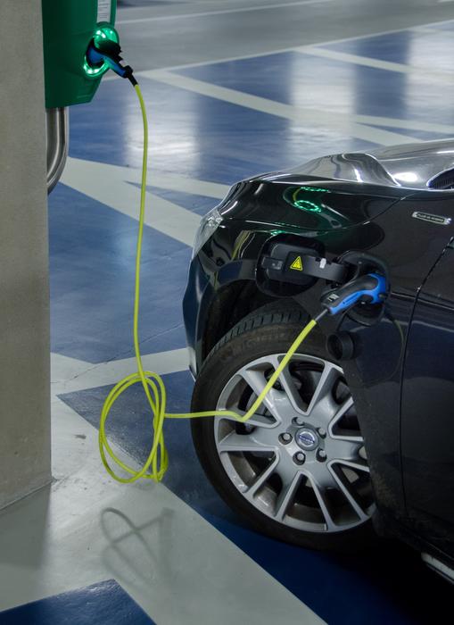 Electric Car Driving