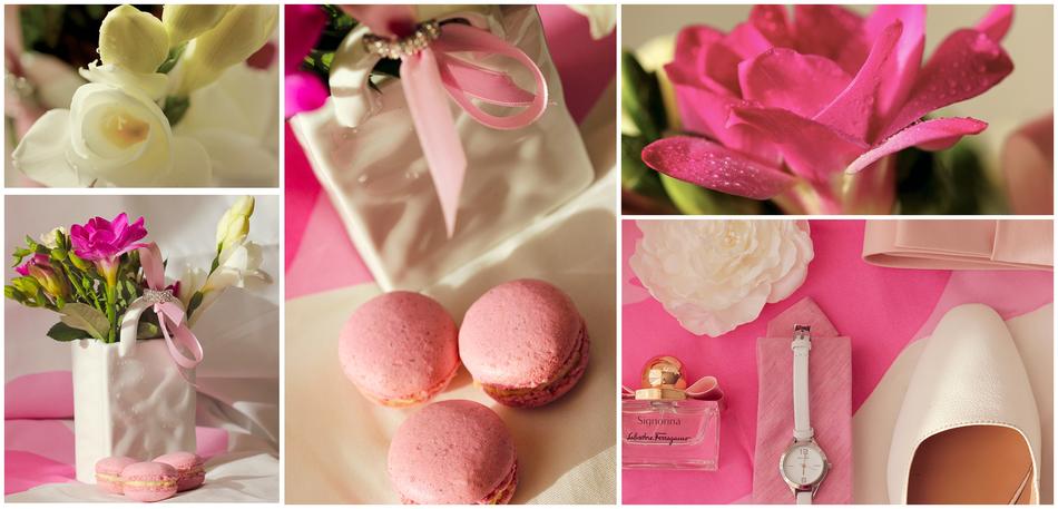 Wedding Macaroons Collage