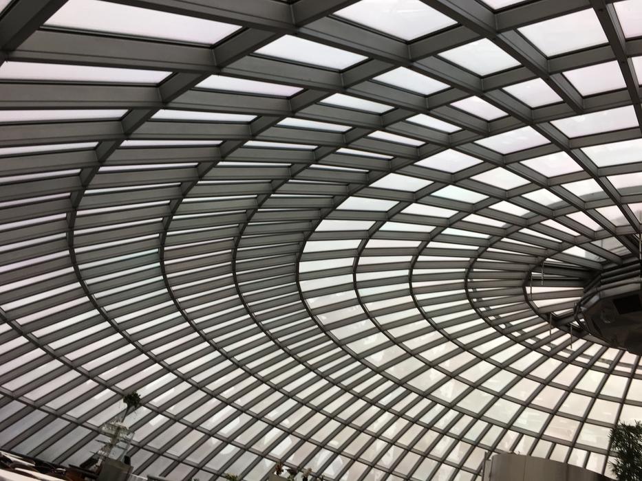 abstract iron ceiling
