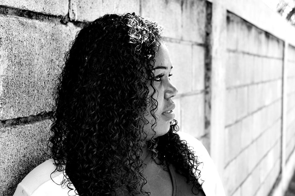 Woman Black White