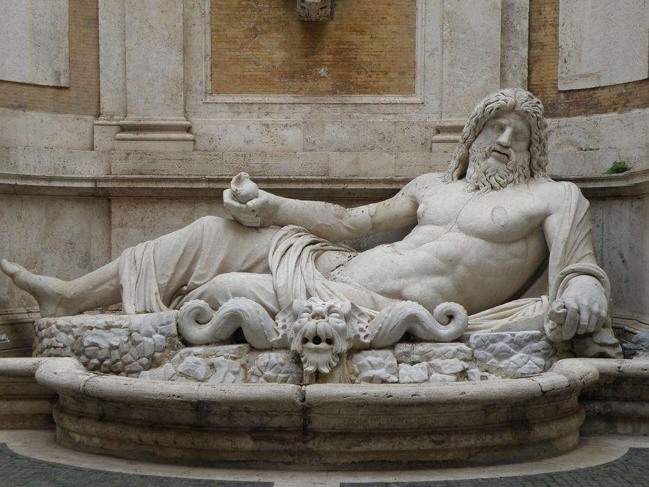 Neptune Sculpture Fountain Marble