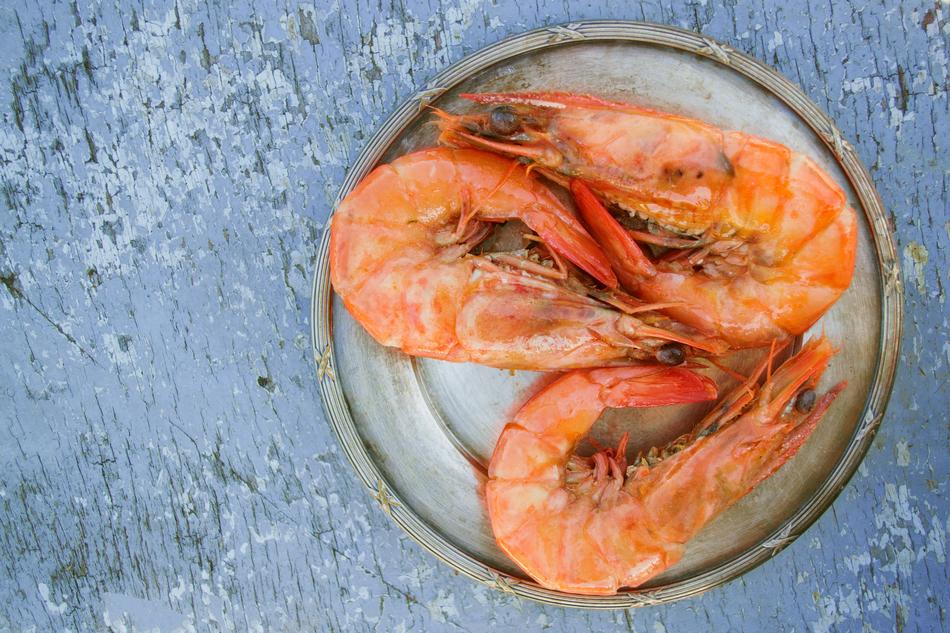 fresh shrimp