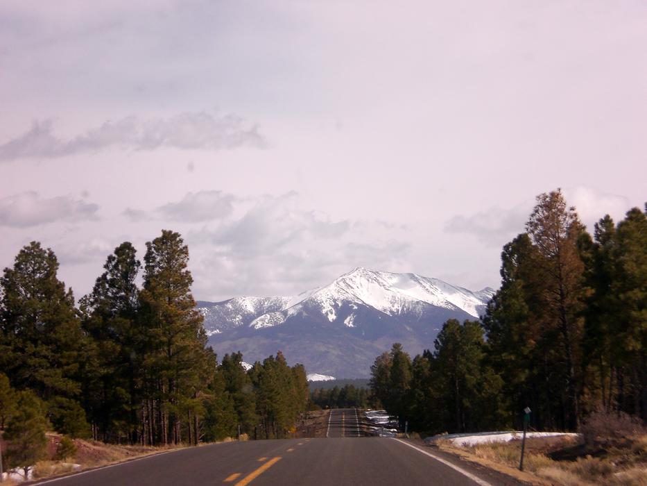 Highway Mountains Sky