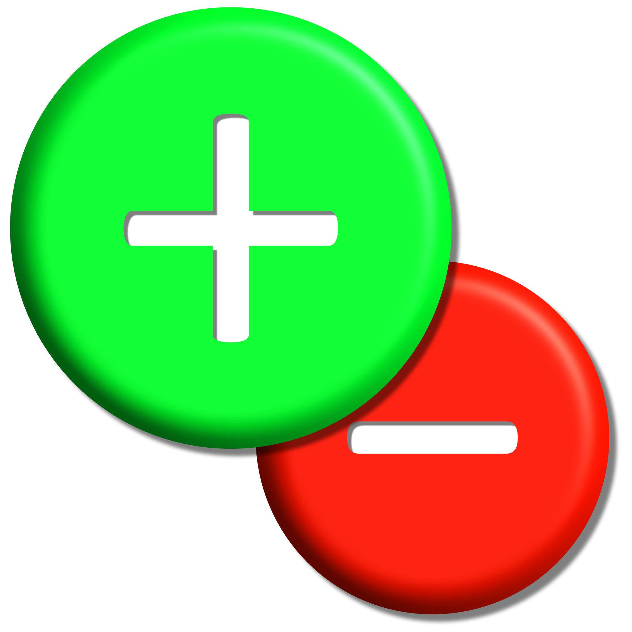 Plus minus circle icon buttons free image download image.