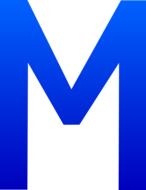 alphabet m letter design font