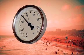 Hot Day Climate Change Global