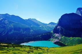 beautiful mountain lake