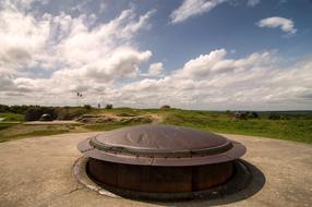 a wooden well forgotten in the ground