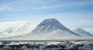 snowy mountains cold