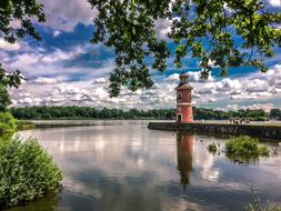 Lighthouse Of Moritzburg Moritz
