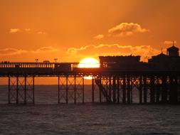 Brighton Palace at Sunrise