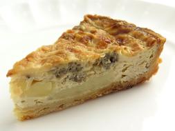 Quiche Bamboo Shoots Morel mushrooms