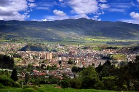 panoramic view of the city of Duitama in colombia