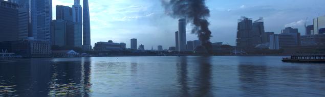 panorama of the cityscape