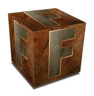 toy brick alphabet letter block 3d