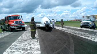 Space Shuttle Emergency Fire