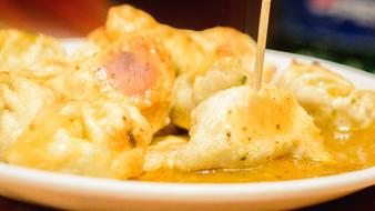 Cheesy juicy dumplings