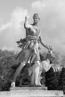 Statue Black And White Ireland