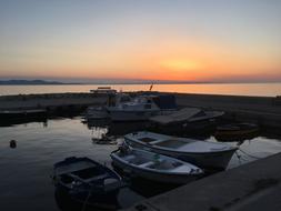 Croatia Port at Sunset