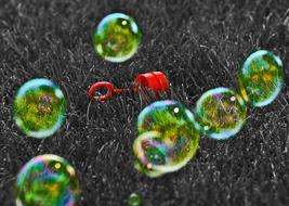 Soap Bubbles Color Key Ck