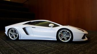 Toy Car White