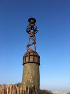 Lighthouse Rust Sky