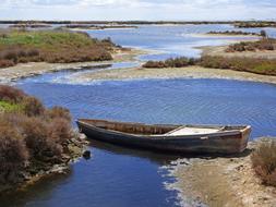 Barca Abandoned Marshes Ebro