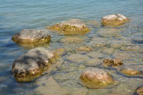 Rocks Water Lake