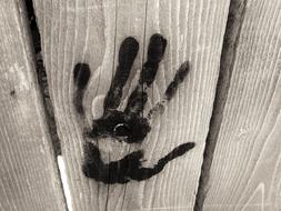 Imprint Of The Hand Painting