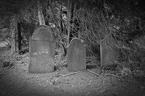 Tombstone Old Grave Stones