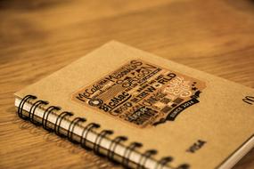 patterned notebook