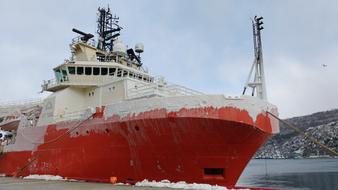 Ship Ice Winter view
