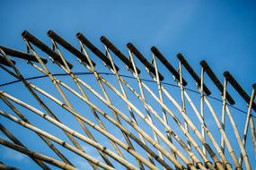 bamboo waterwheel in the garden