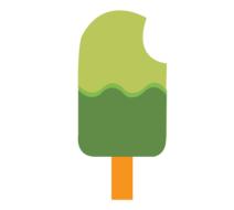 green ice cream icon